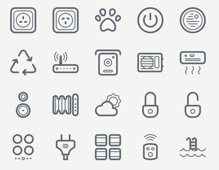 Smart House Icon Set